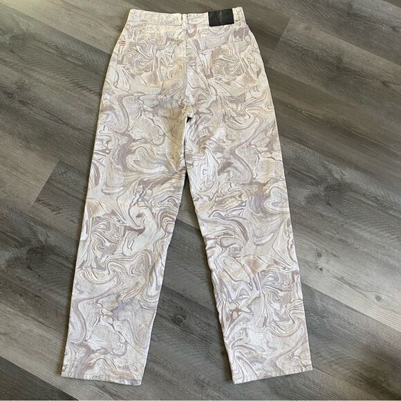 Urban Outfitters BDG High Rise Baggy Jeans Marble Swirl 28 - Picture 6 of 10